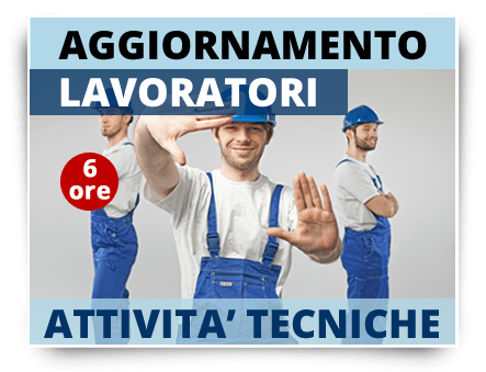 Locandina Aggiornamento Lavoratori Attività Tecniche