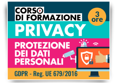 Formazione GDPR – Protezione dati personali