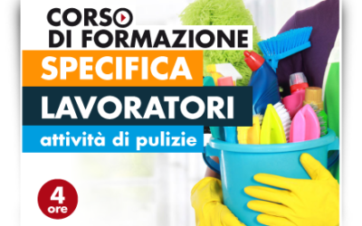 Formazione specifica lavoratori – Addetti Pulizie